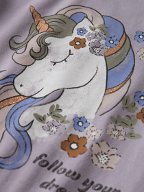 NAME IT Bluse Tulinea Lavender Gray